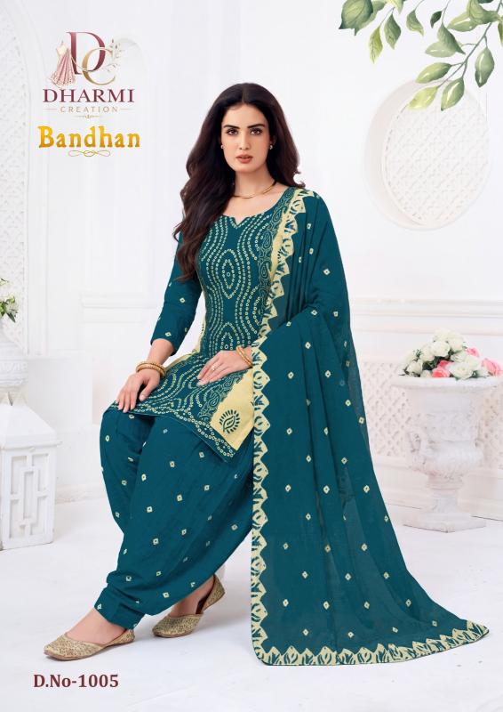 Dharmi bandhan designer dress material wholesaler in mumbai